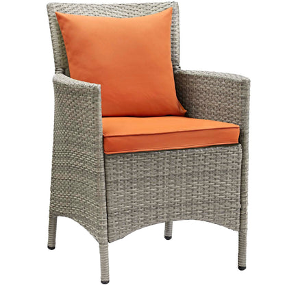 Conduit Outdoor Patio Wicker Rattan Dining Armchair by Modway