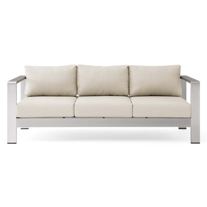Shore Outdoor Patio Aluminum Sofa by Modway