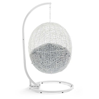 Hide Outdoor Patio Sunbrella¨ Swing Chair With Stand by Modway