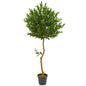 58"  Olive Topiary Artificial Tree UV Resistant (Indoor/Outdoor)