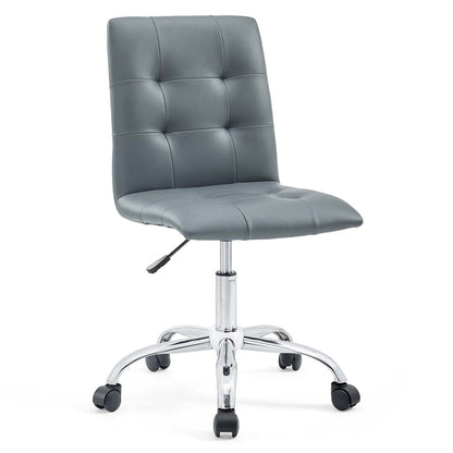 Prim Armless Mid Back Office Chair by Modway