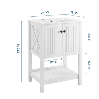 Steam 24" Bathroom Vanity by Modway