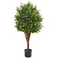 4' Eucalyptus Artificial Tree UV Resistant Indoor/Outdoor)