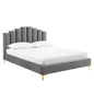 Olivia Performance Velvet Queen Platform Bed by Modway