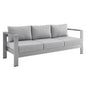 Shore Sunbrella¨ Fabric Aluminum Outdoor Patio Sofa by Modway