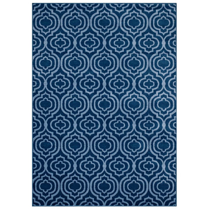 Frame Transitional Moroccan Trellis 5x8 Area Rug by Modway