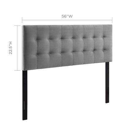 Lily Biscuit Tufted Performance Velvet Full Headboard by Modway