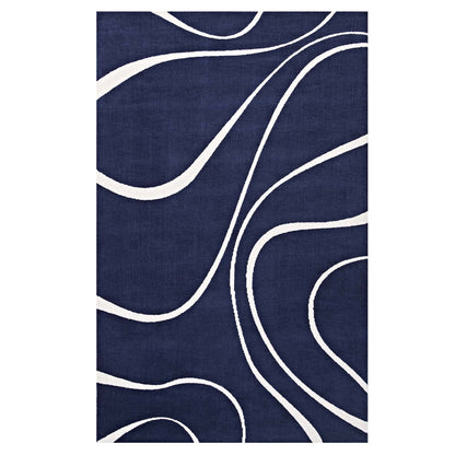 Therese Abstract Swirl 5x8 Area Rug by Modway