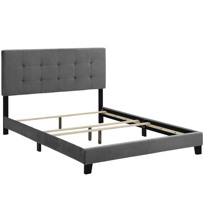 Amira Performance Velvet Twin Bed by Modway