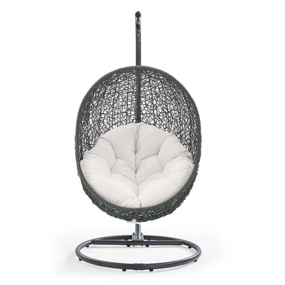 Hide Outdoor Patio Sunbrella¨ Swing Chair With Stand by Modway