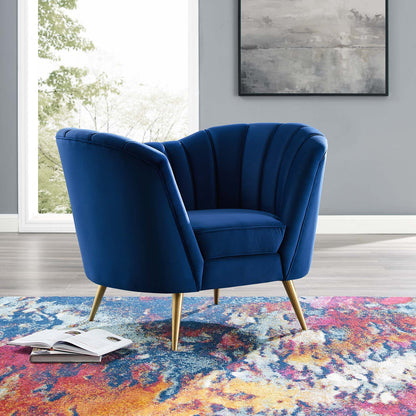 Opportunity Performance Velvet Armchair by Modway