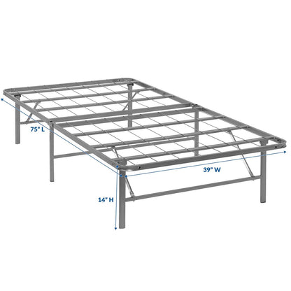 Horizon Stainless Steel Twin Bed Frame by Modway
