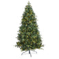 6' Grand Teton Spruce Flat Back Artificial Christmas Tree w180 Clear LED Lights