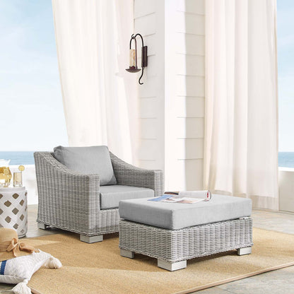 Conway Sunbrella¨ Outdoor Patio Wicker Rattan 2-Pi