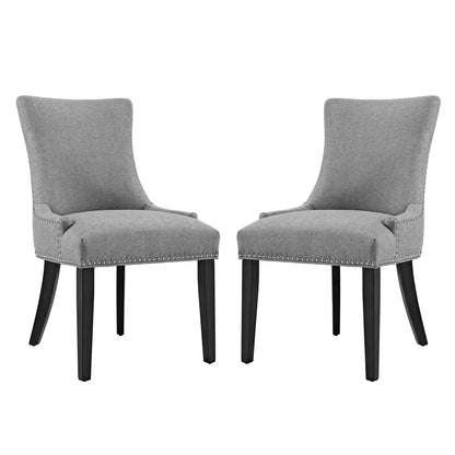 Marquis Fabric Dining Side Chair Set of 2 by Modway