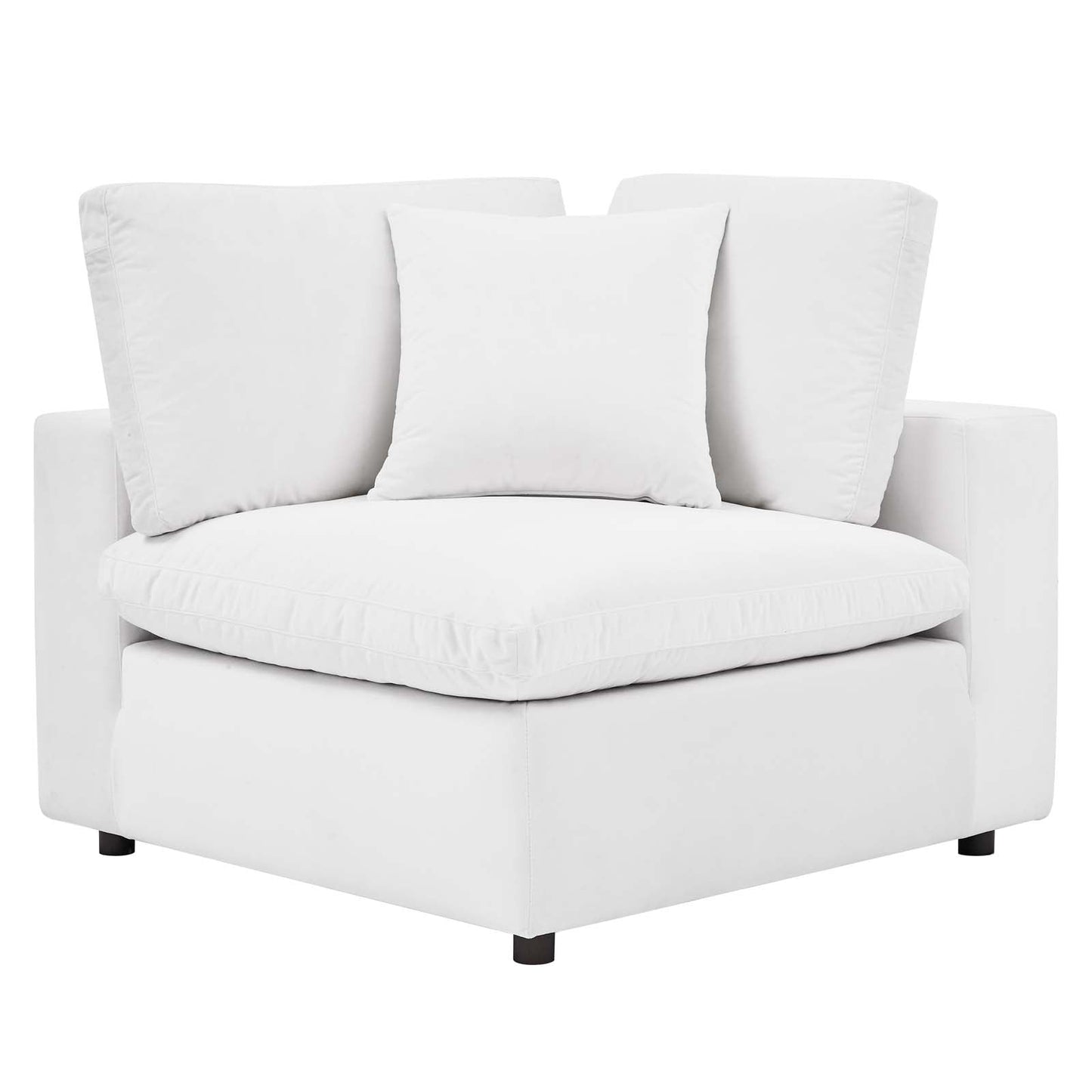 Commix Down Filled Overstuffed Performance Velvet 3-Seater Sofa by Modway