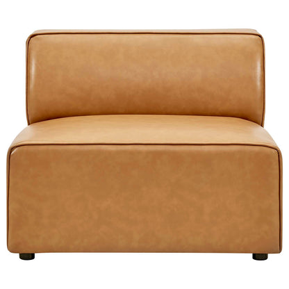 Mingle Vegan Leather Armless Chair by Modway
