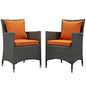 Sojourn 2 Piece Outdoor Patio Sunbrella¨ Dining Set by Modway