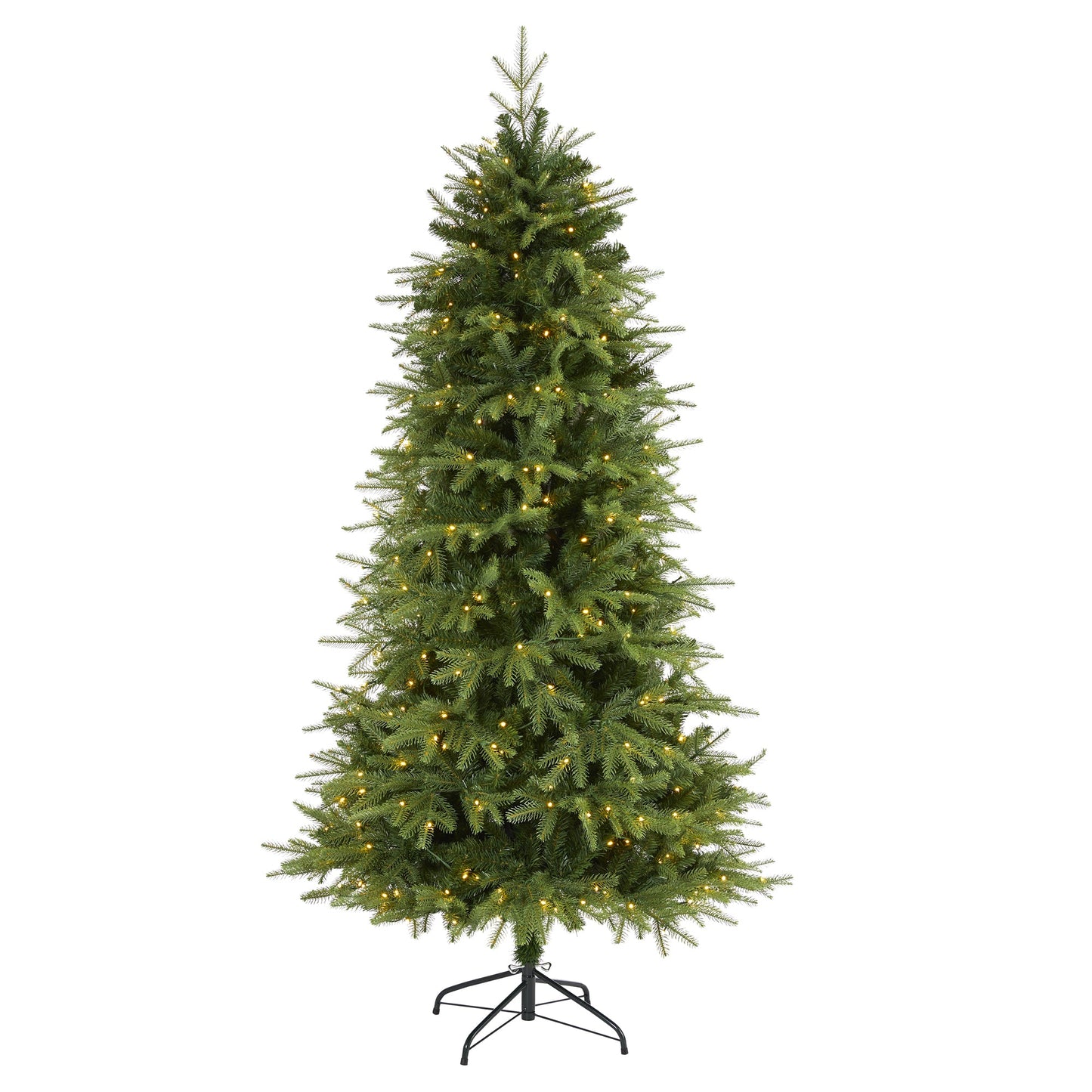 6.5' Vancouver Fir 'Natural Look' Artificial Christmas Tree w/ 400 Clear LED