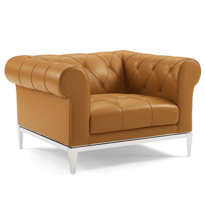 Idyll Tufted Sofa and Armchair Set