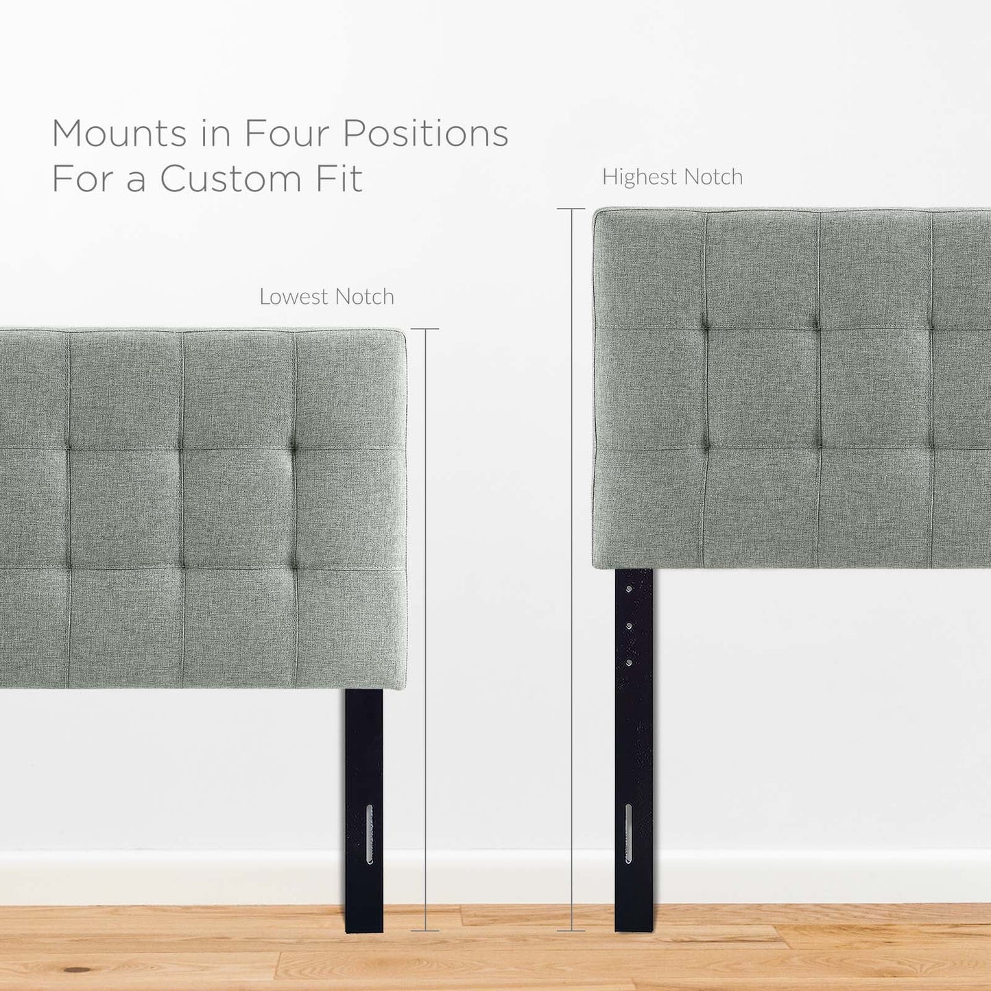 Lily Upholstered Fabric Twin Headboard by Modway