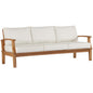 Marina Outdoor Patio Teak Sofa by Modway