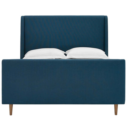 Aubree Upholstered Fabric Queen Sleigh Platform Bed by Modway