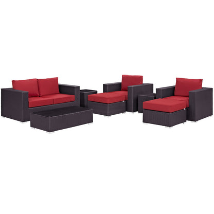 Convene 8 Piece Outdoor Patio Sofa Set by Modway