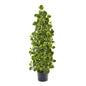 39"  Variegated Holly Leaf Artificial Tree (Real Touch)