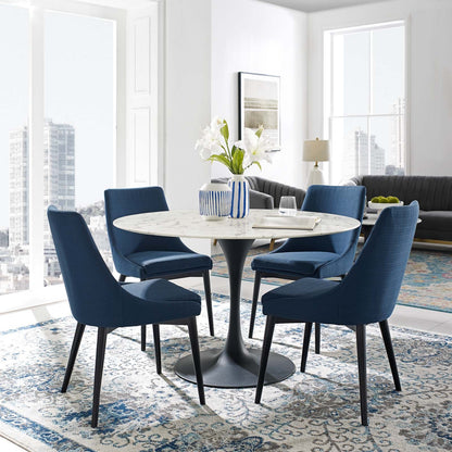 Lippa 48" Round Faux Marble Dining Table by Modway