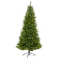 6.5' Green Valley Fir Artificial Christmas Tree w/ 350 Clear LED Lights