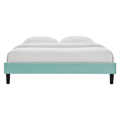 Reign Performance Velvet Full Platform Bed Frame by Modway