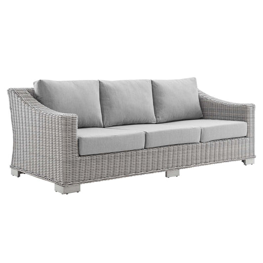 Conway Sunbrella¨ Outdoor Patio Wicker Rattan Sofa by Modway