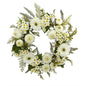 24" Mixed Daisy"s and Ranunculus Wreath