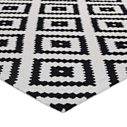 Alika Abstract Diamond Trellis 5x8 Area Rug by Modway