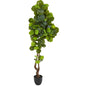 78"  Fiddle Leaf Artificial Tree (Real Touch)