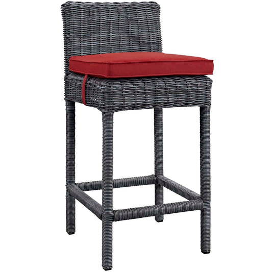 Summon Outdoor Patio Sunbrella¨ Bar Stool by Modway