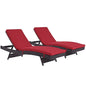 Convene Outdoor Patio Chaise Set of 2 by Modway