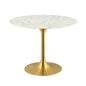 Lippa 40" Round Faux Marble Dining Table by Modway