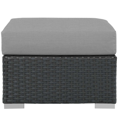 Sojourn Outdoor Patio Sunbrella¨ Ottoman by Modway