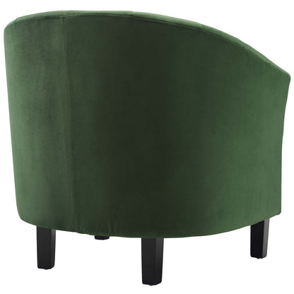 Prospect Channel Tufted Performance Velvet Armchair Set of 2 by Modway