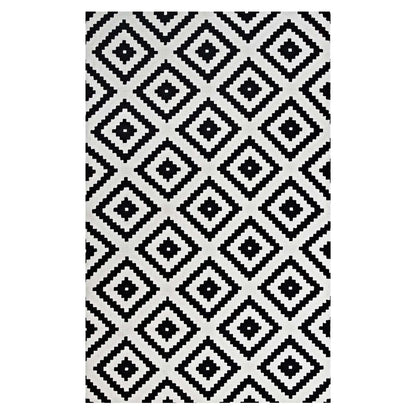 Alika Abstract Diamond Trellis 8x10 Area Rug by Modway