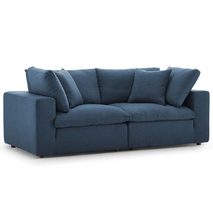 Commix 2 Piece Down Filled Overstuffed Sectional Sofa Set by Modway