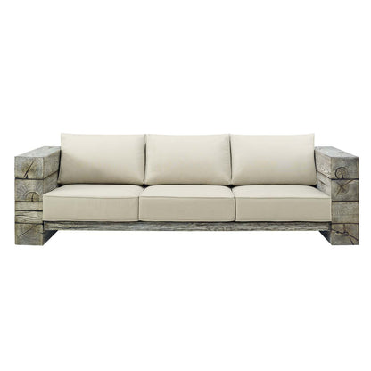 Manteo Rustic Coastal Outdoor Patio Sunbrella¨Sofa by Modway