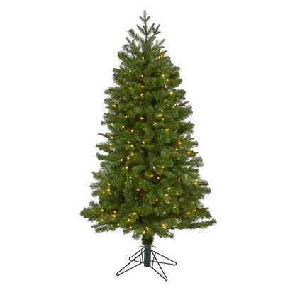 5' Vancouver Spruce Artificial Christmas Tree with 200 Warm White Lights