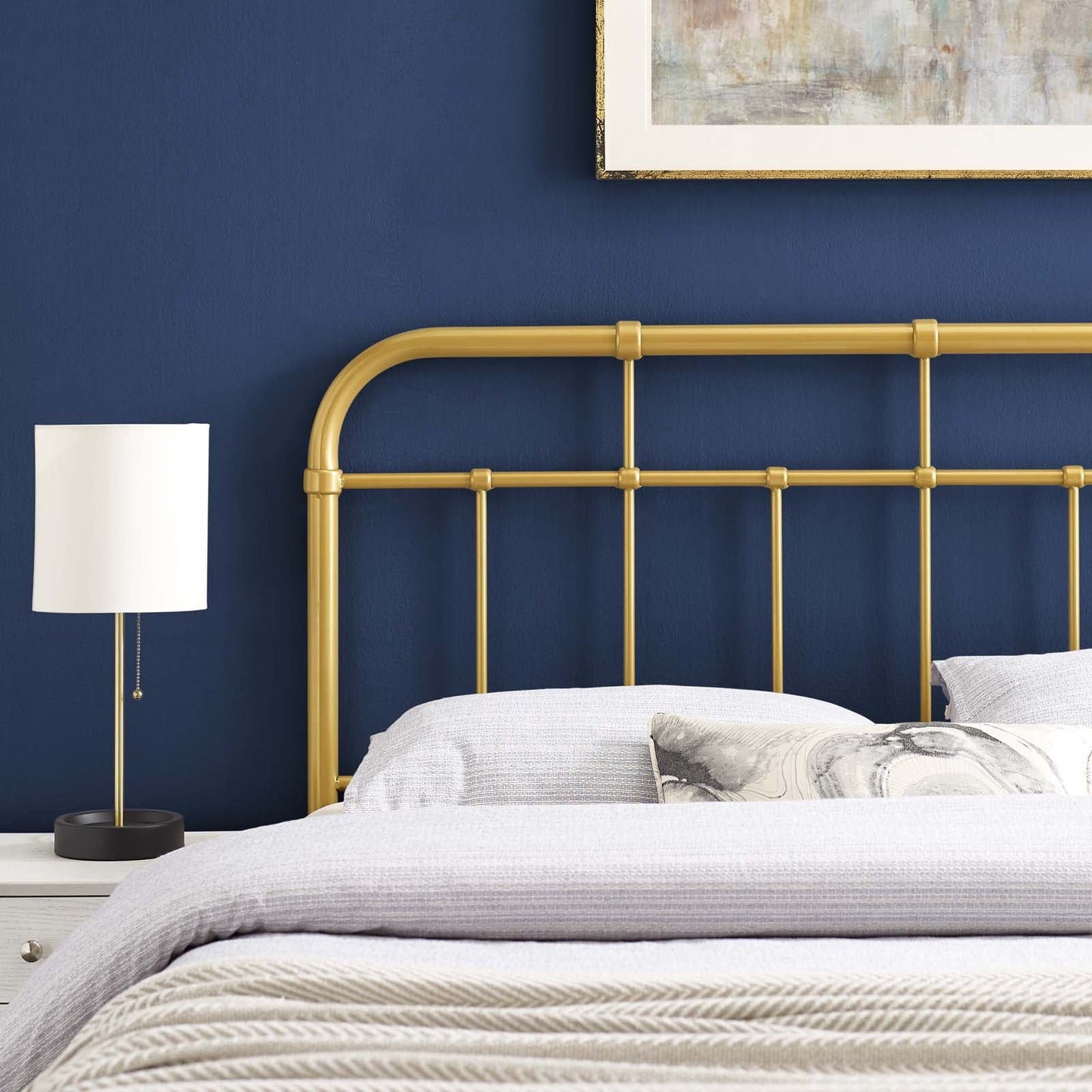 Alessia Metal Queen Headboard by Modway