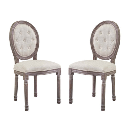 Arise Vintage French Dining Side Chair Set of 2