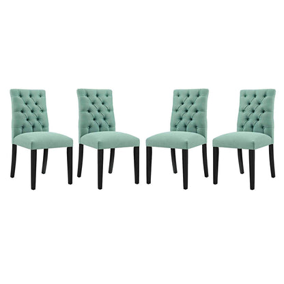 Duchess Fabric Dining Chair Set of 4 by Modway
