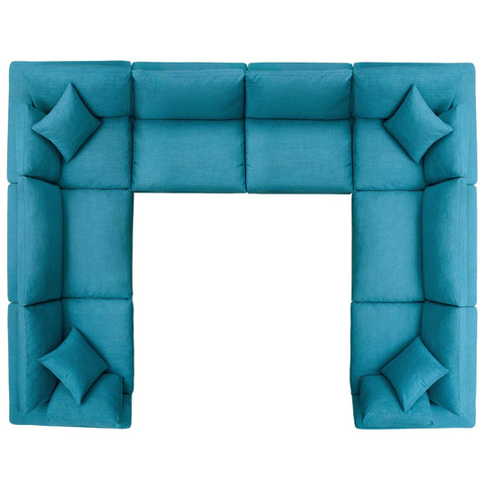 Commix 8-Piece Down Filled Overstuffed Sectional Sofa by Modway