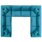 Commix 8-Piece Down Filled Overstuffed Sectional Sofa by Modway